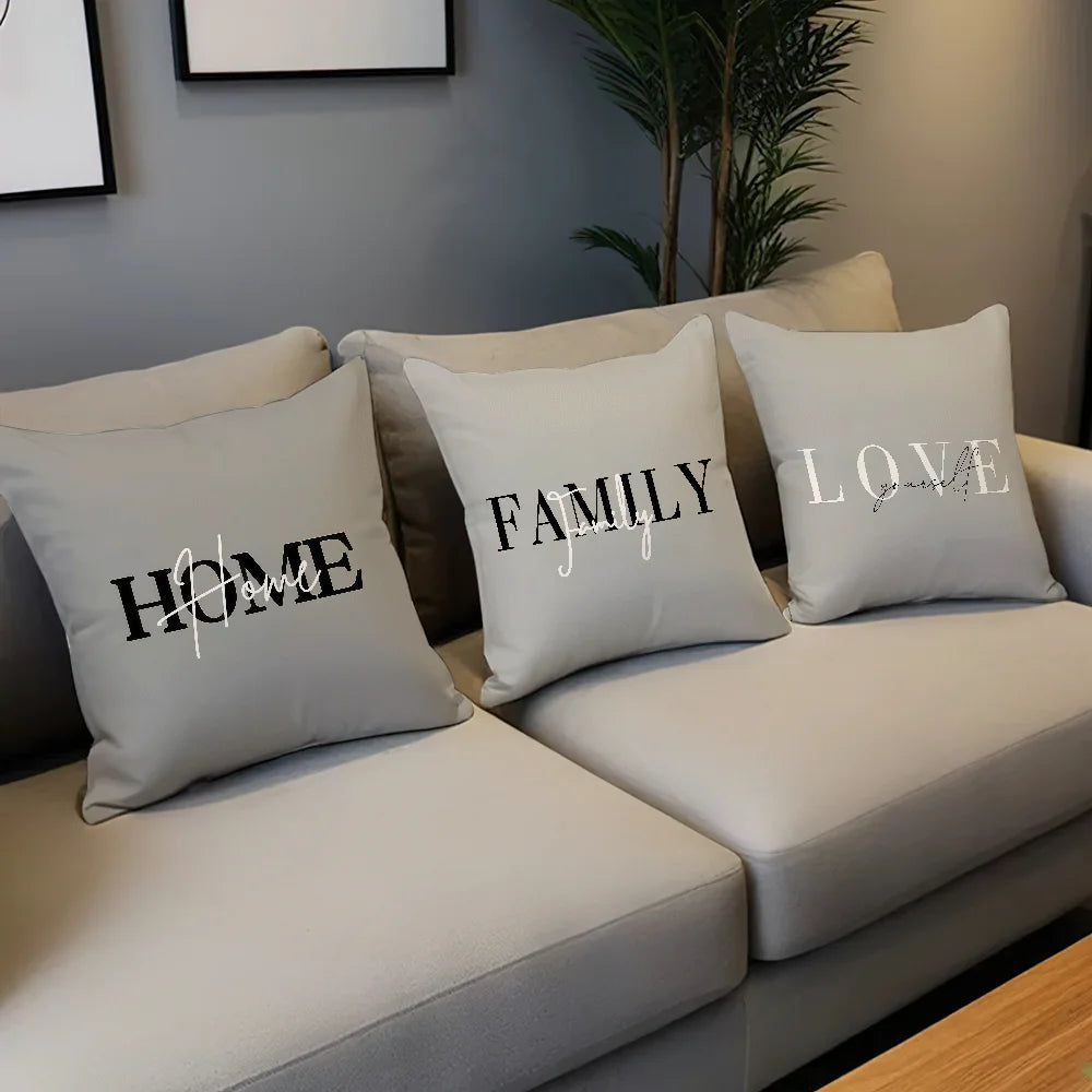 Family & Home Decorative Pillow Cover