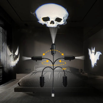 Q4 Holiday Projection Lamp – Halloween & Christmas LED Projector