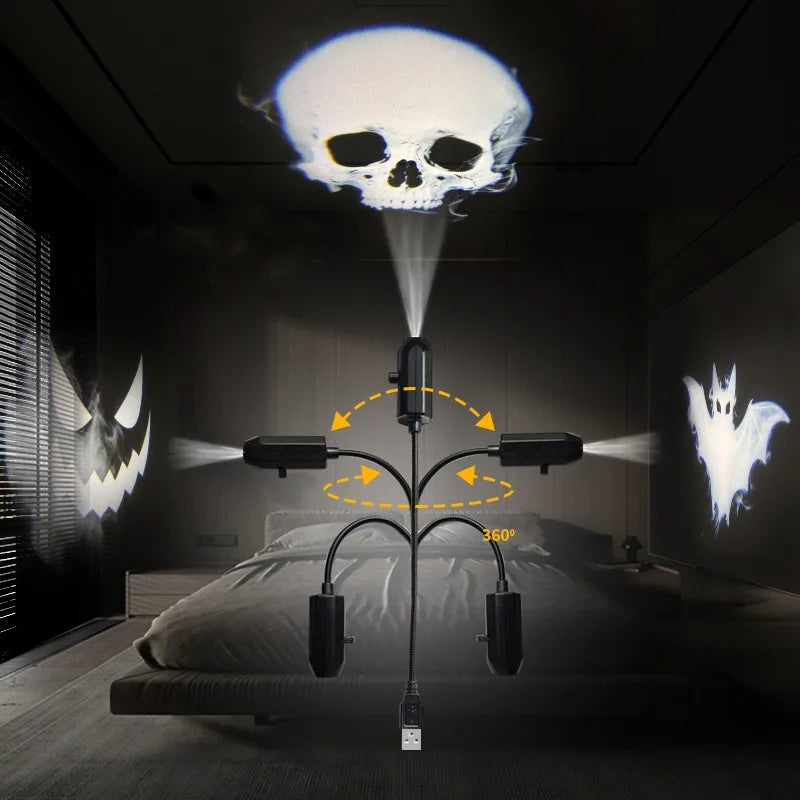 Q4 Holiday Projection Lamp – Halloween & Christmas LED Projector