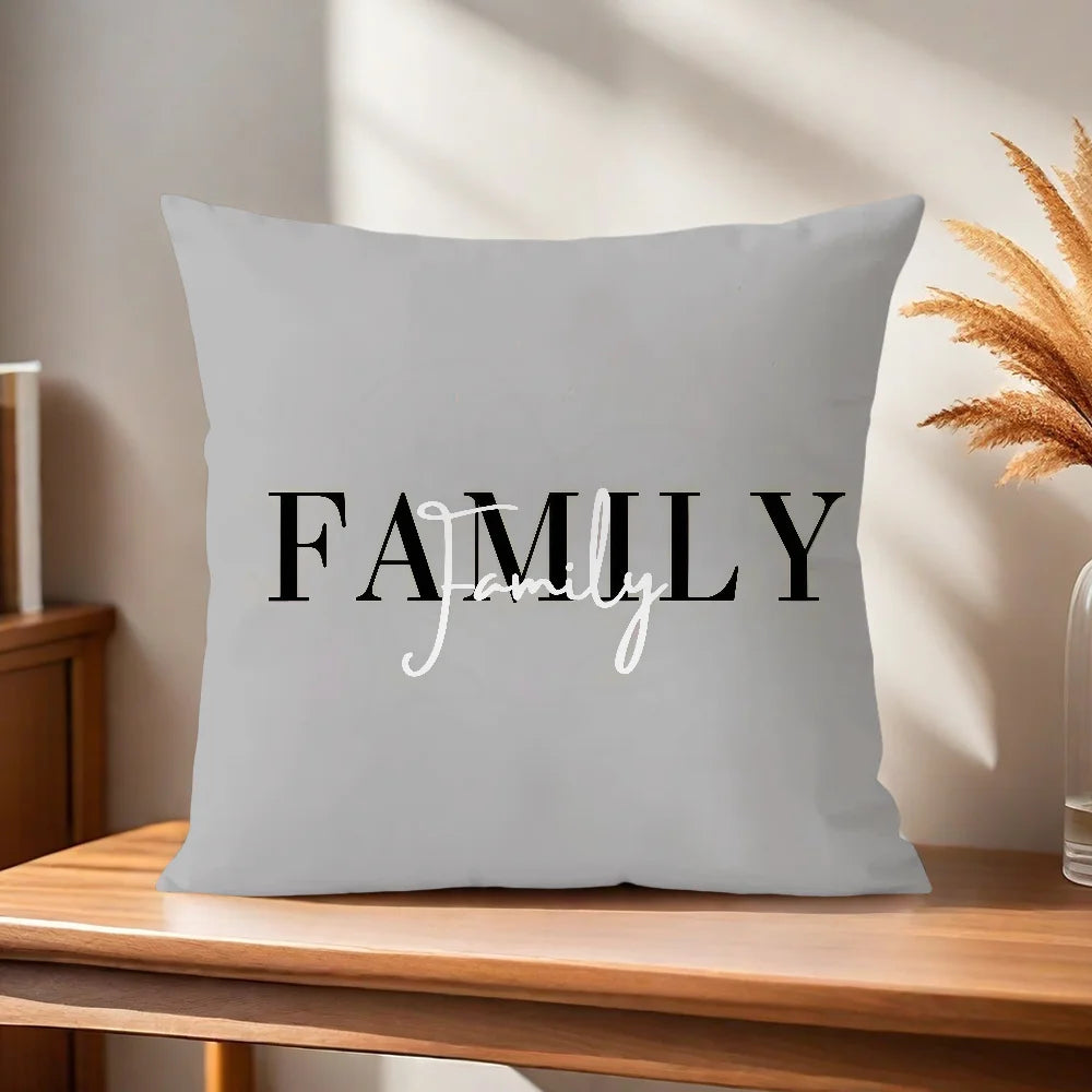 Family & Home Decorative Pillow Cover