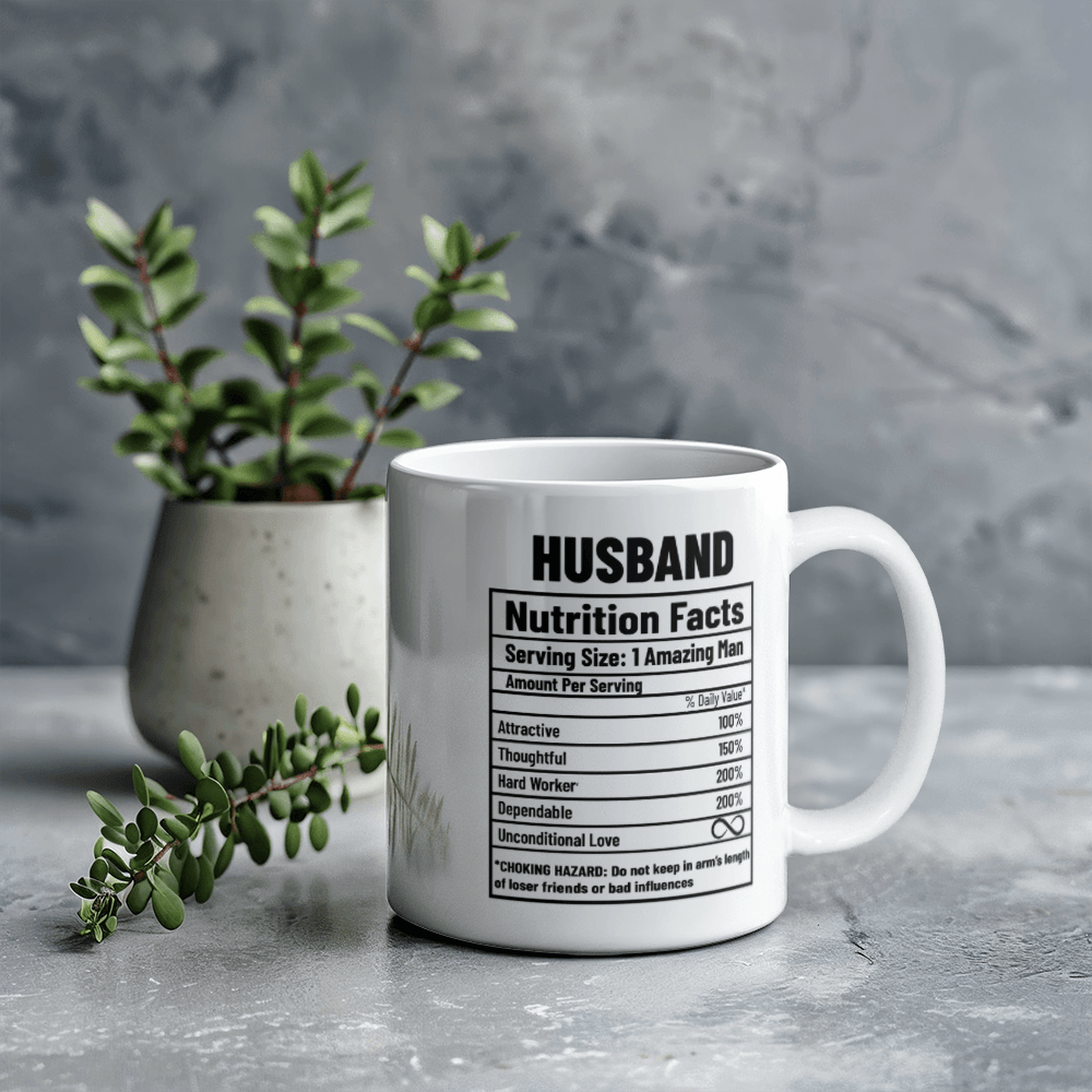 To My Husband | custom-made ceramic mug