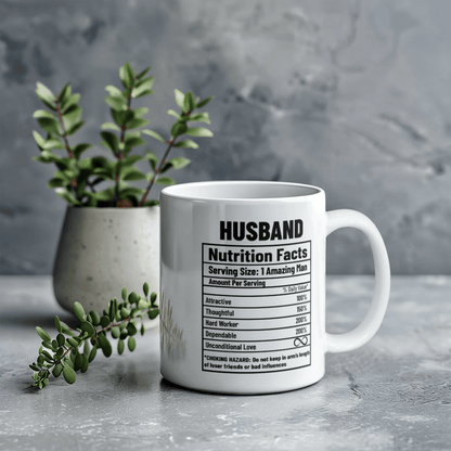 To My Husband | custom-made ceramic mug