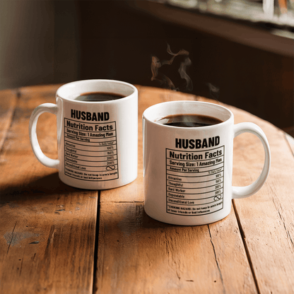 To My Husband | custom-made ceramic mug