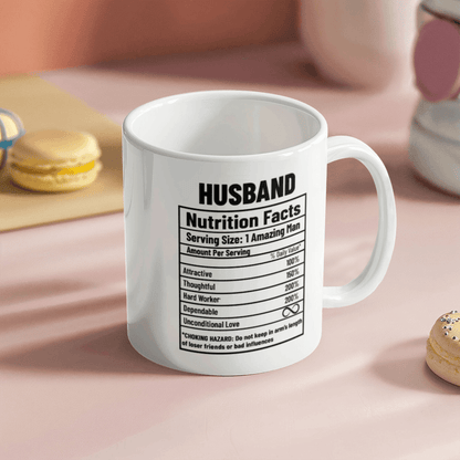 To My Husband | custom-made ceramic mug
