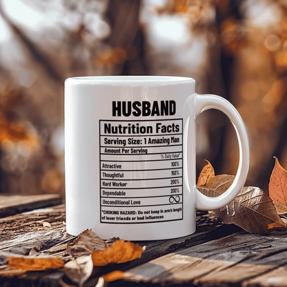To My Husband | custom-made ceramic mug