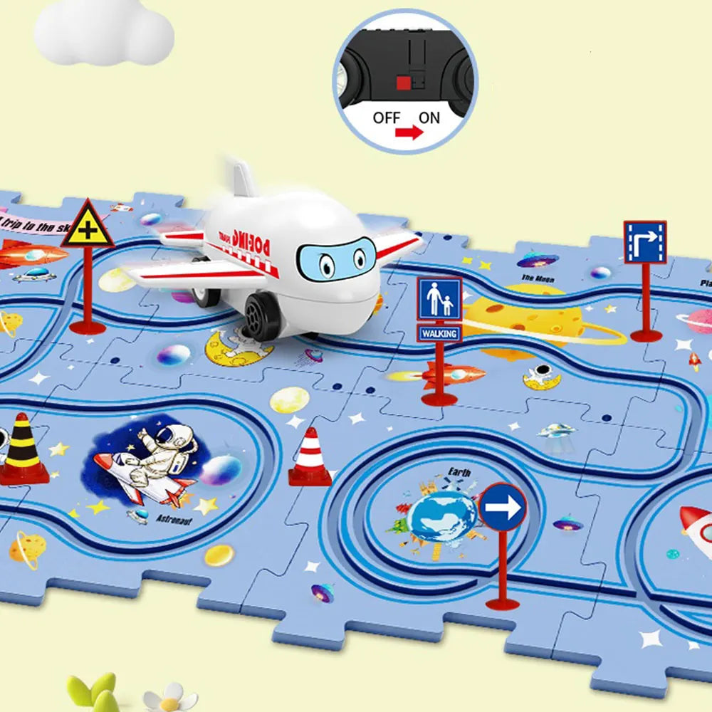Multi-Function Jigsaw Train Set