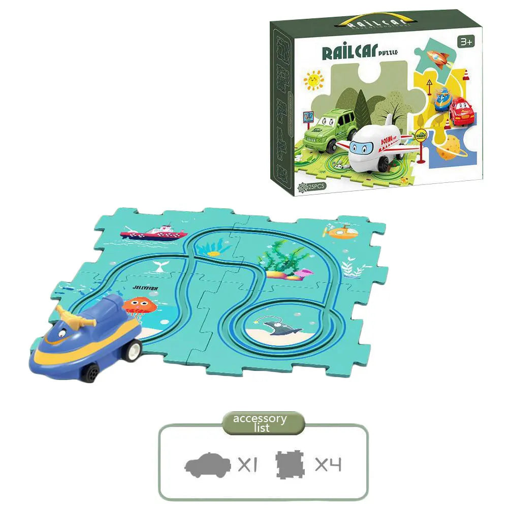 Multi-Function Jigsaw Train Set