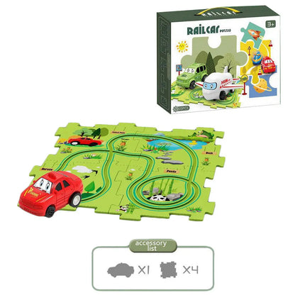 Multi-Function Jigsaw Train Set
