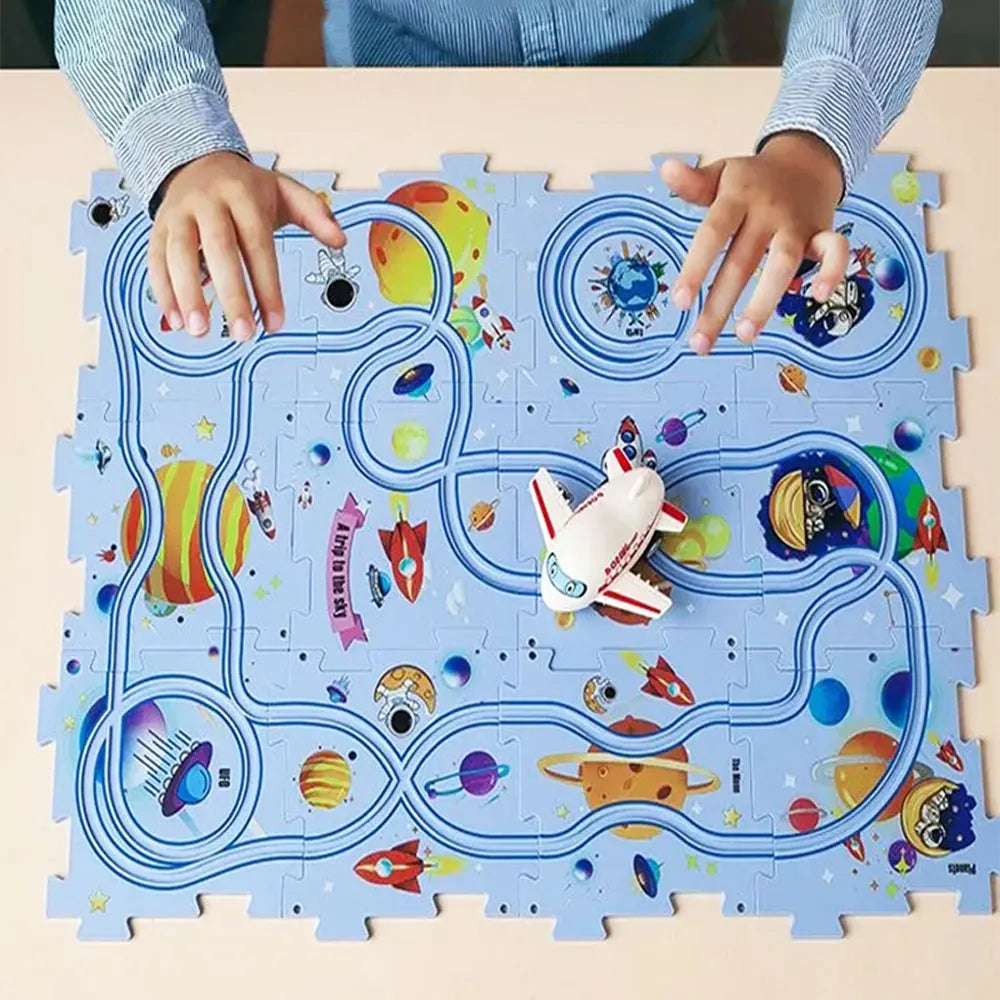 Multi-Function Jigsaw Train Set