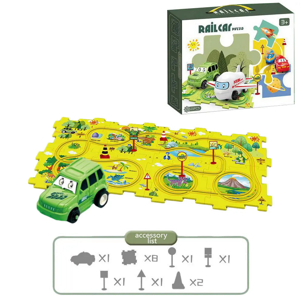 Multi-Function Jigsaw Train Set