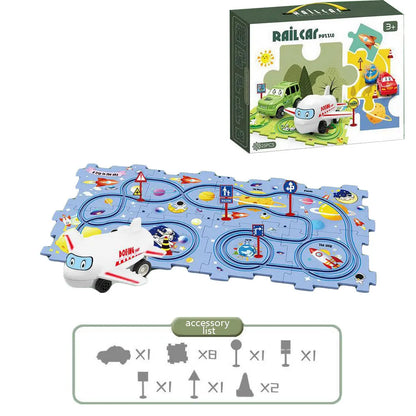 Multi-Function Jigsaw Train Set