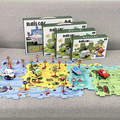 Multi-Function Jigsaw Train Set